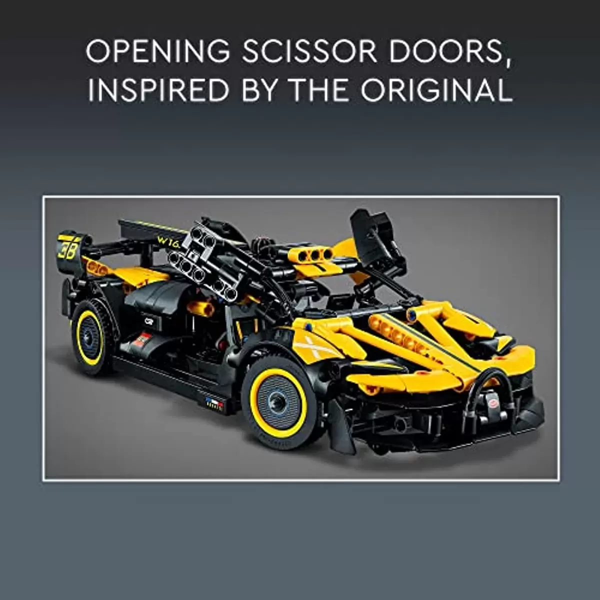 Technic Bugatti Bolide Racing Car 42151, Model Building Set, Race Engineering Toys, Collectible Iconic Sports Vehicle Construction Kit