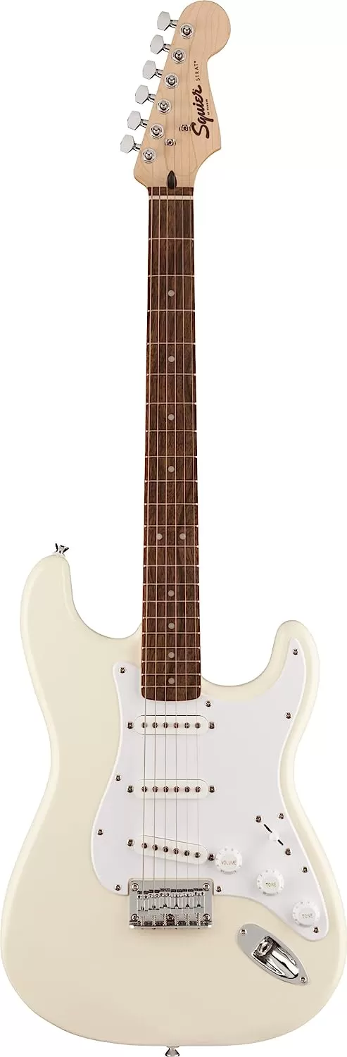 Fender Squier Stratocaster - Sunburst Bundle with Frontman 10G Amp, Gig Bag, Instrument Cable, Tuner, Strap, Picks, Fender Play Online Lessons, Instructional Book, and Austin Bazaar Instructional DVD