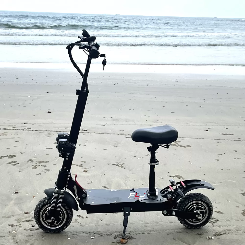 (š„Limited Time Sale) T4 10inch 2400W E Scooter with Off Road Tire Foldable Dual Motor Electric scooter