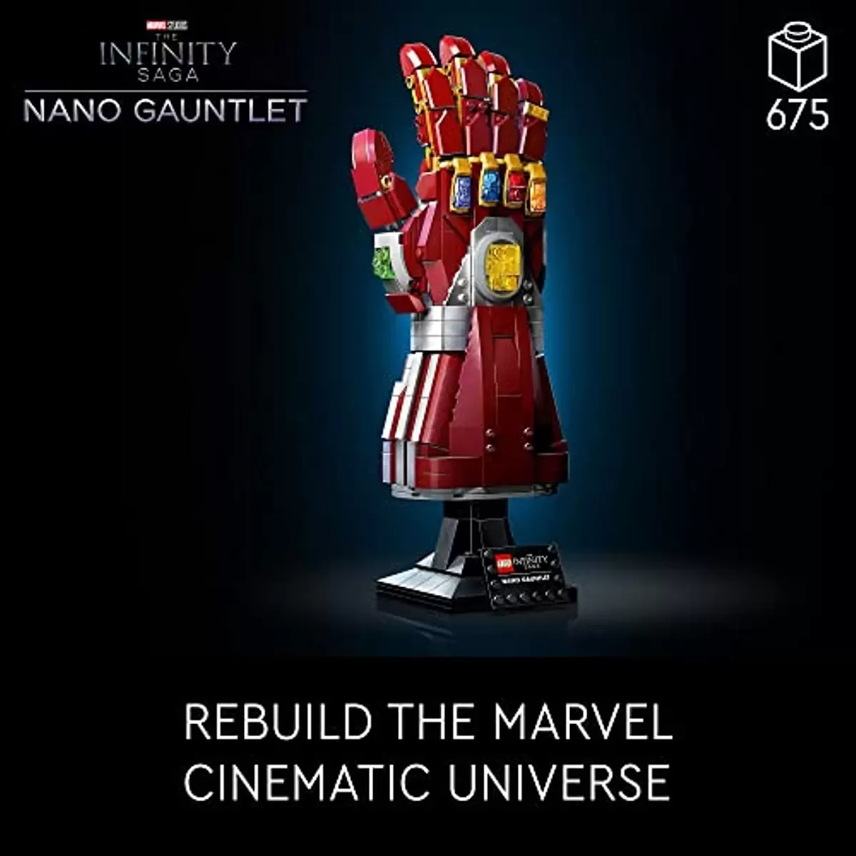 Marvel Nano Gauntlet 76223 Iron Man Building Set for Adults (680 Pieces)