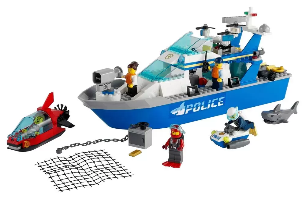 60277 CITY POLICE PATROL BOAT