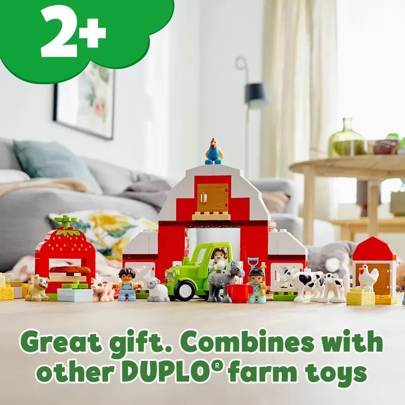 10952 DUPLO BARN & TRACTOR & FARM ANIMAL CARE
