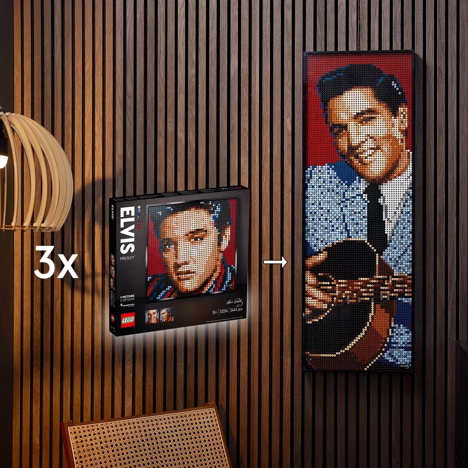 ART ELVIS PRESLEY THE KING 31204 BUILDING KIT