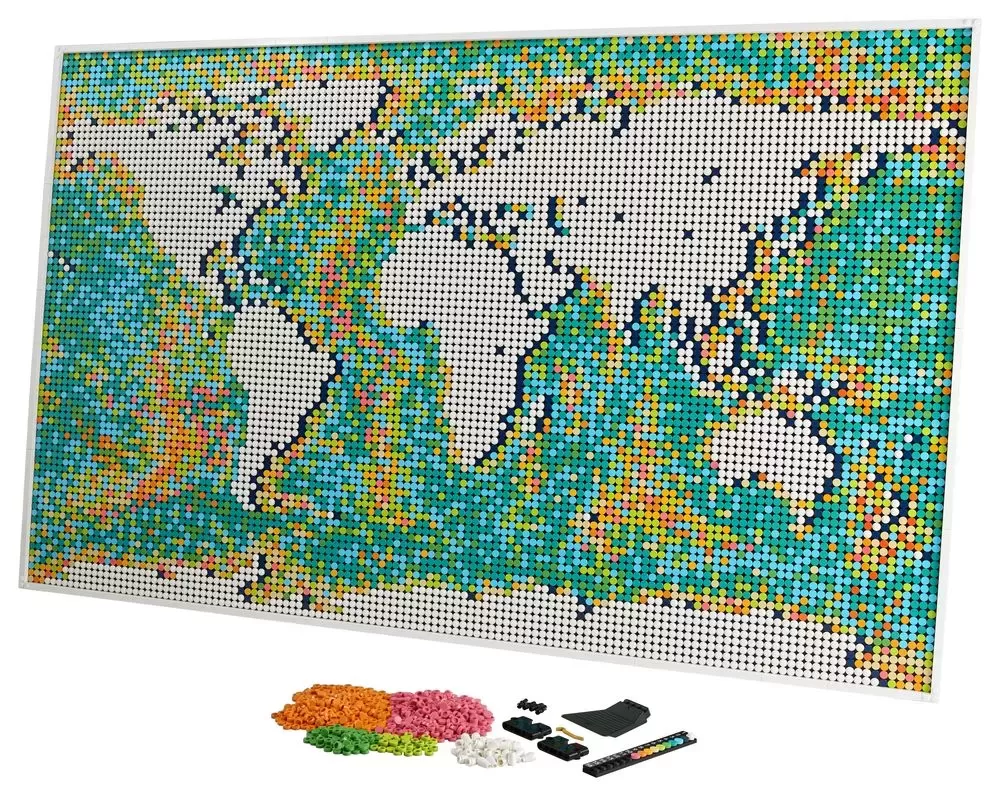 31203 ART WORLD MAP