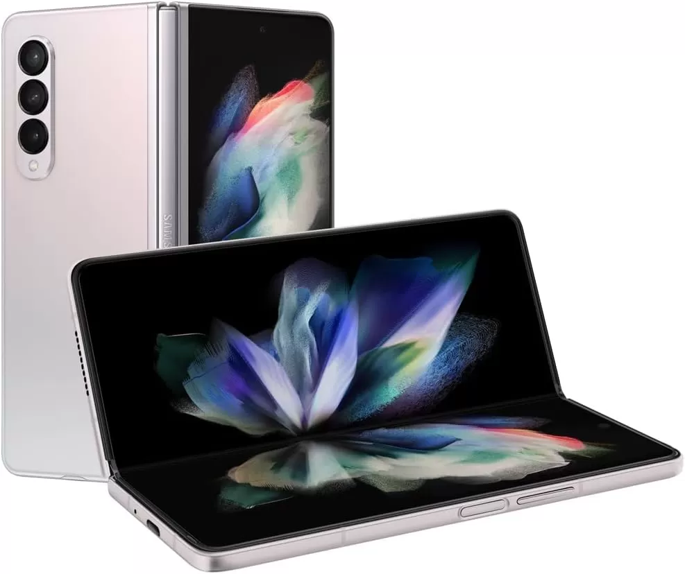 Galaxy Z Fold 3 5G Factory Unlocked Android Cell Phone US Version Smartphone Foldable Dual Screen Under Display Camera 256GB Storage, Phantom Black (Renewed)