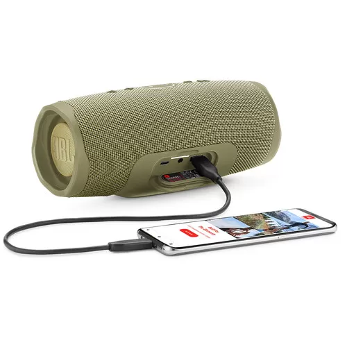 JBL Charge 4 Portable Bluetooth Speaker (Sand)