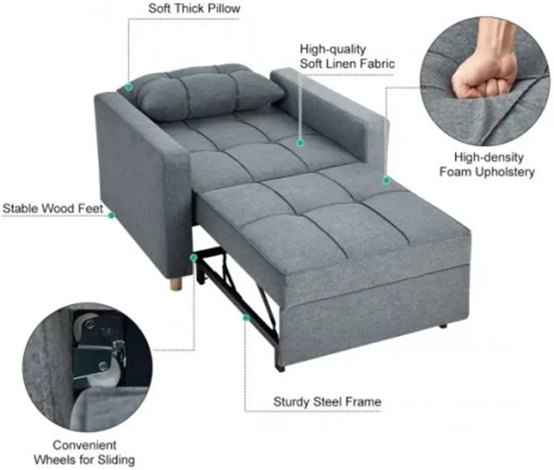 ✨FOLDABLE INDOOR COMFORT SOFA BED✨
