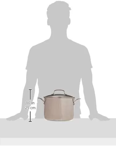 Stainless Steel 17-Piece Set Chef's-Classic-Stainless-Cookware-Collection