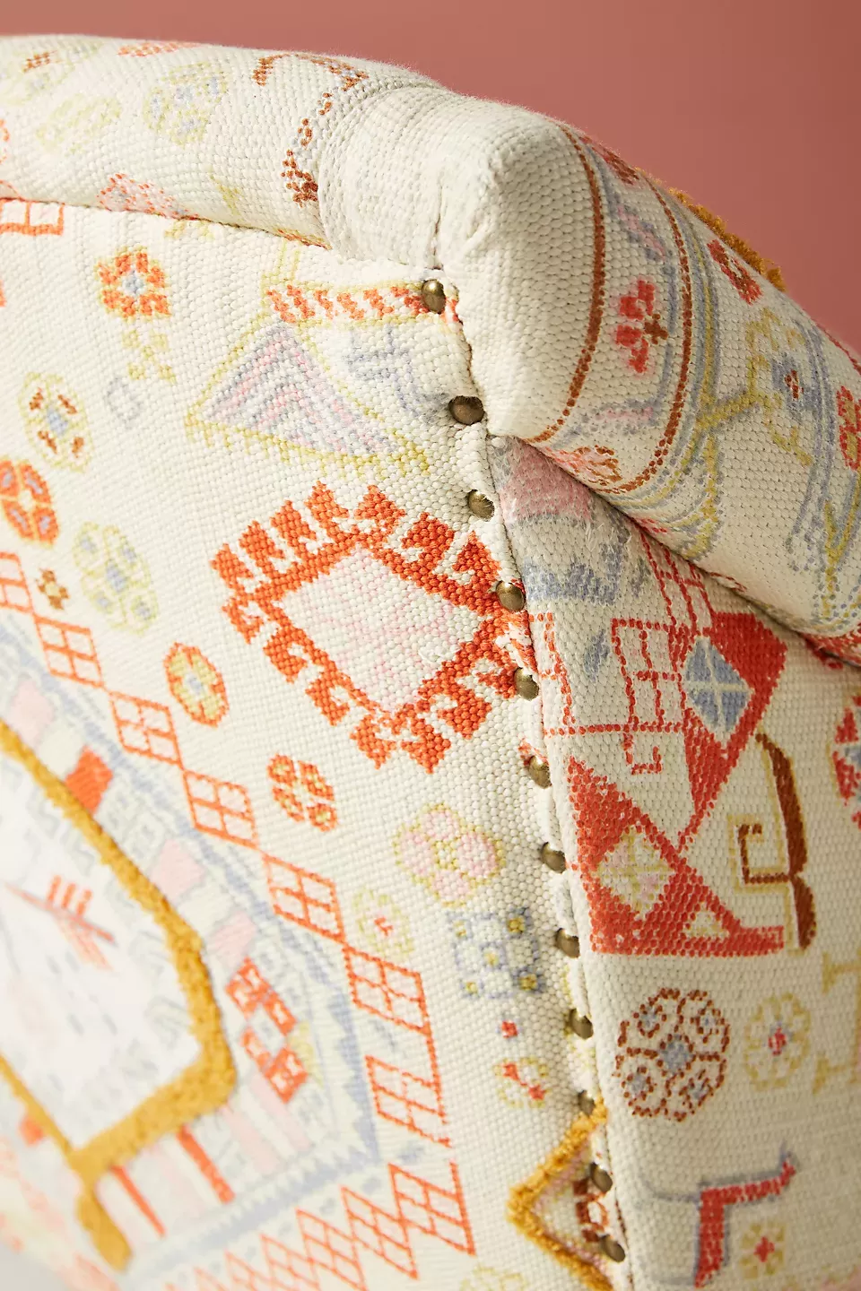 Rug-Printed Sally Accent Chair