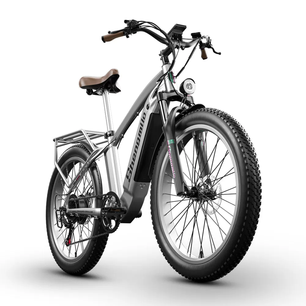 E-Bike MX04 48V 15Ah 500W Motor 26X3.0 fat Tire Retro Mountain Electric Bike