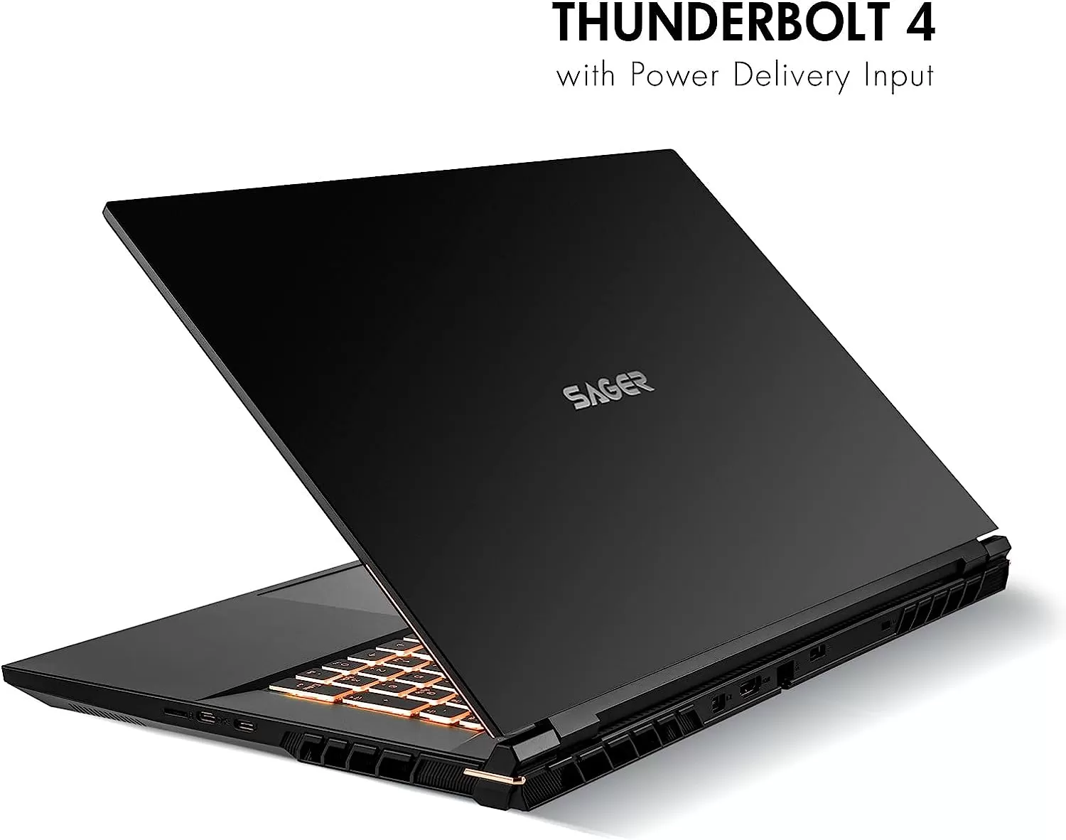 Sager 2023 NP8875E Gaming Laptop, 17.3 Inch QHD 240Hz 100% DCI-P3 G-Sync, Intel i9-13900HX, RTX 4070 8GB, 64GB RAM, 2TB Gen4 NVMe SSD, Win 11