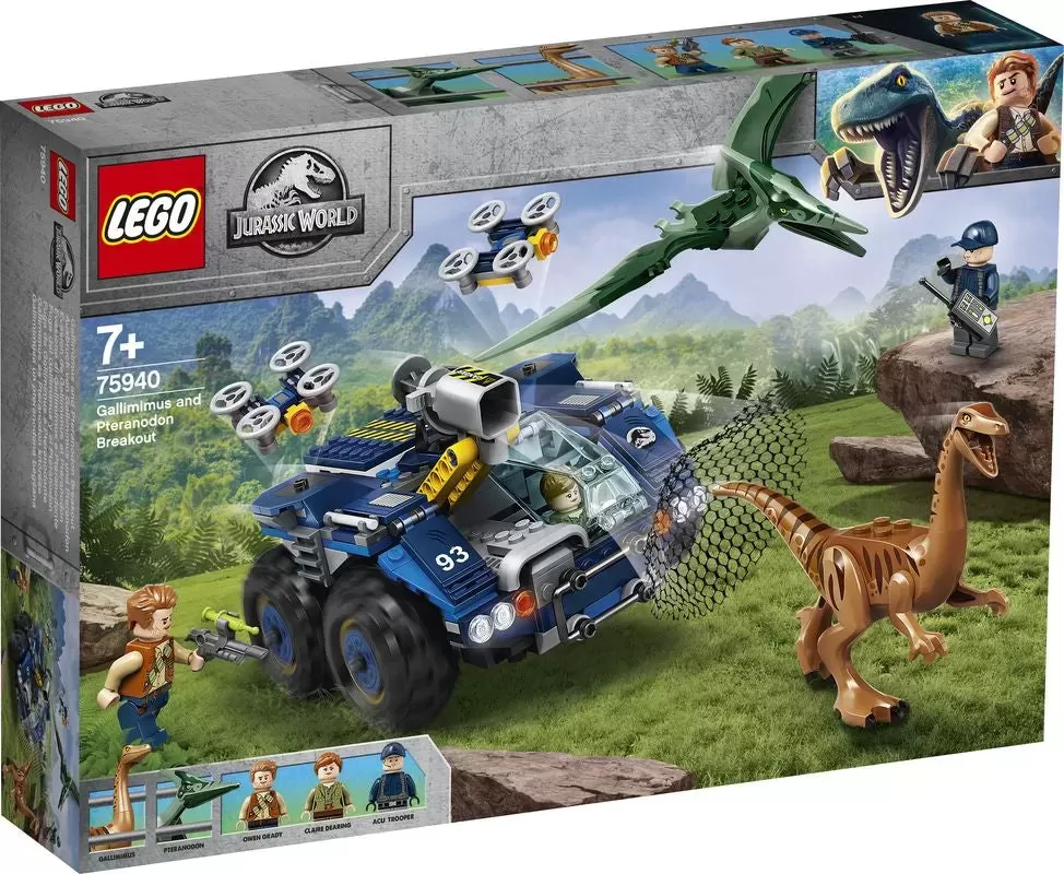 75940 JURASSIC WORLD GALLIMIMUS AND PTERANODON BREAKOUT