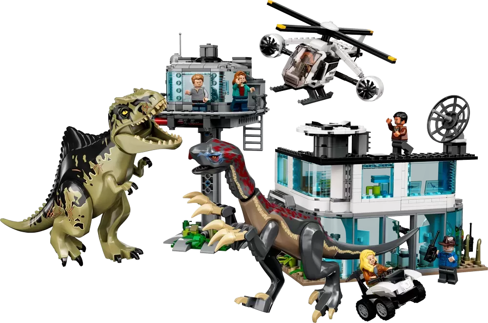 JURASSIC WORLD GIGANOTOSAURUS & THERIZINOSAURUS ATTACK 76949