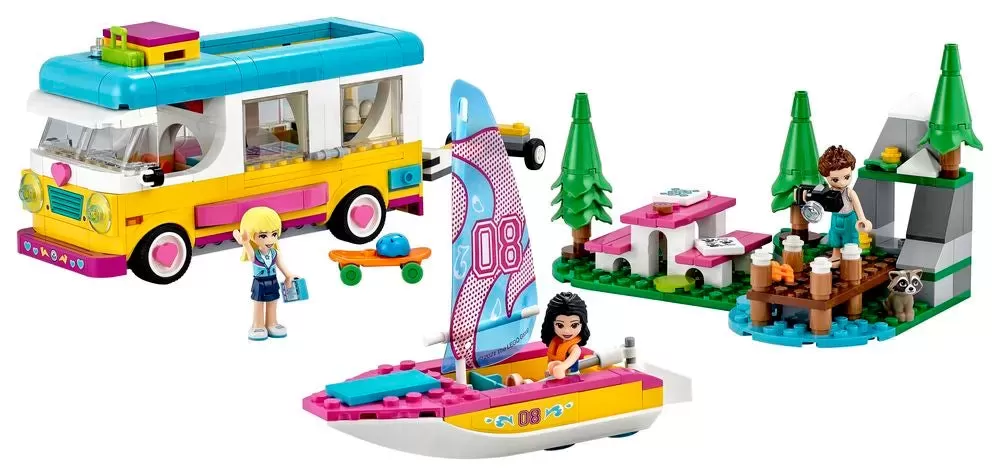 41681 FRIENDS FOREST CAMPER VAN AND SAILBOAT