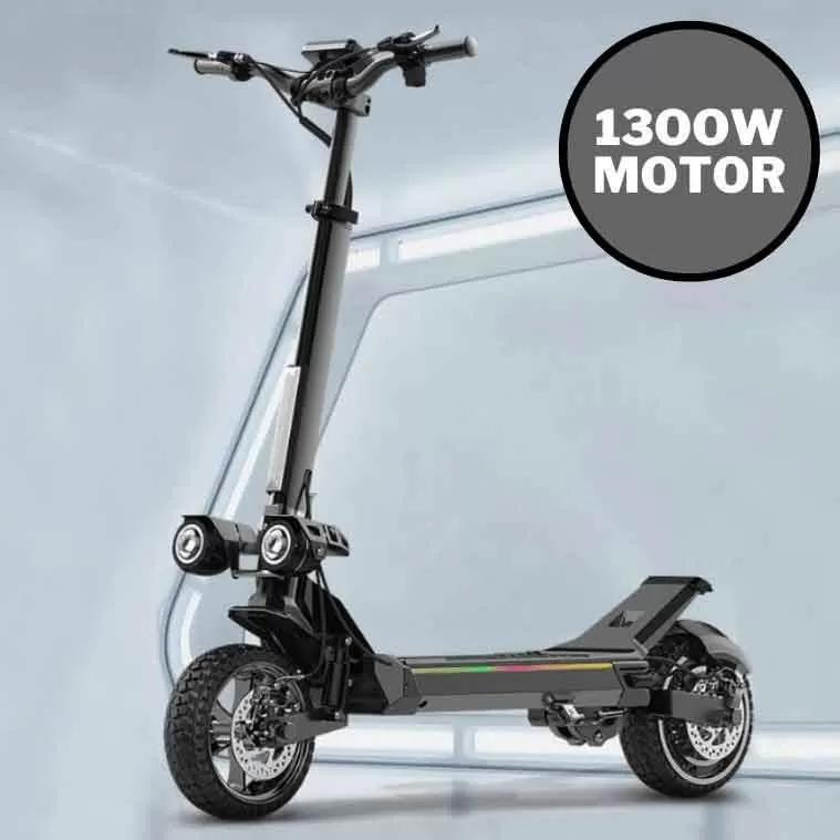 Powerful Motorized Foldable Electric Off-Road Scooter For All Terrain