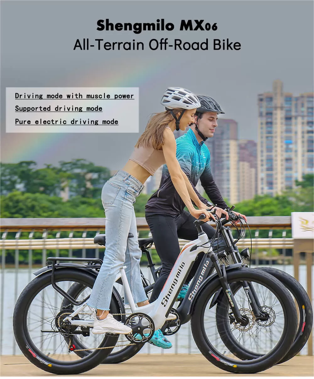 E-Bike MX06 48V 17.5Ah 500W Motor SAMSUNG BATTERY 90KM RANGE