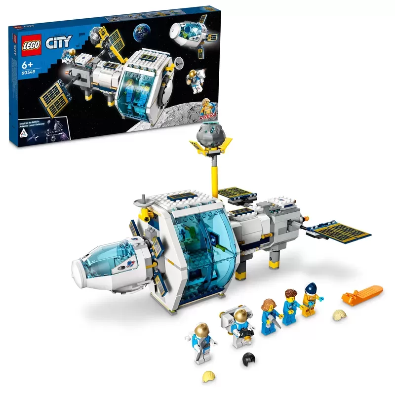 CITY LUNAR SPACE STATION 60349 BUILDING KIT
