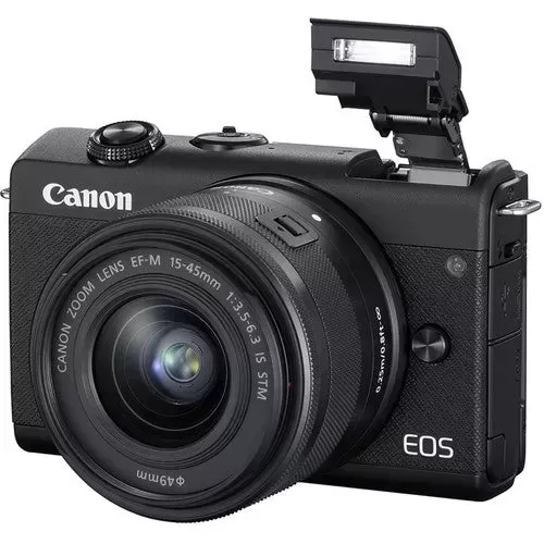 Canon EOS M200 Mirrorless Digital Camera Content Creator Kit | Black