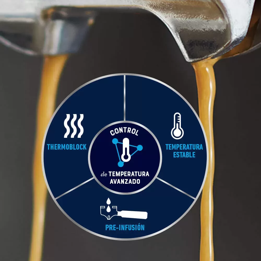Oster® Perfect Brew espresso coffee maker 15 bar built-in grinder BVSTEM7300