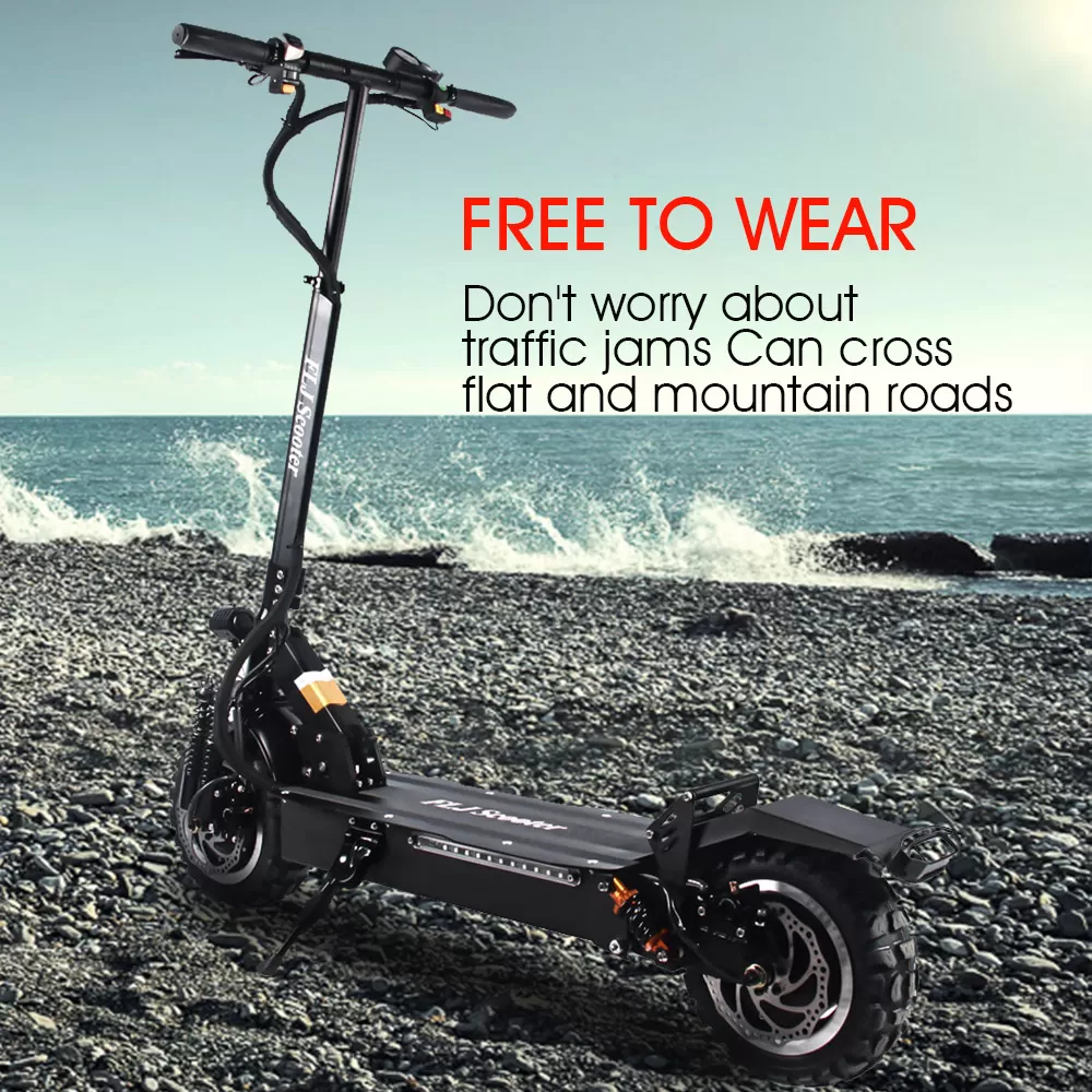 (ð¥Limited Time Sale) T113 11inch 3200W Dual Motor Electric Scooter with 60V 35ah battery Big Power E-Scooter