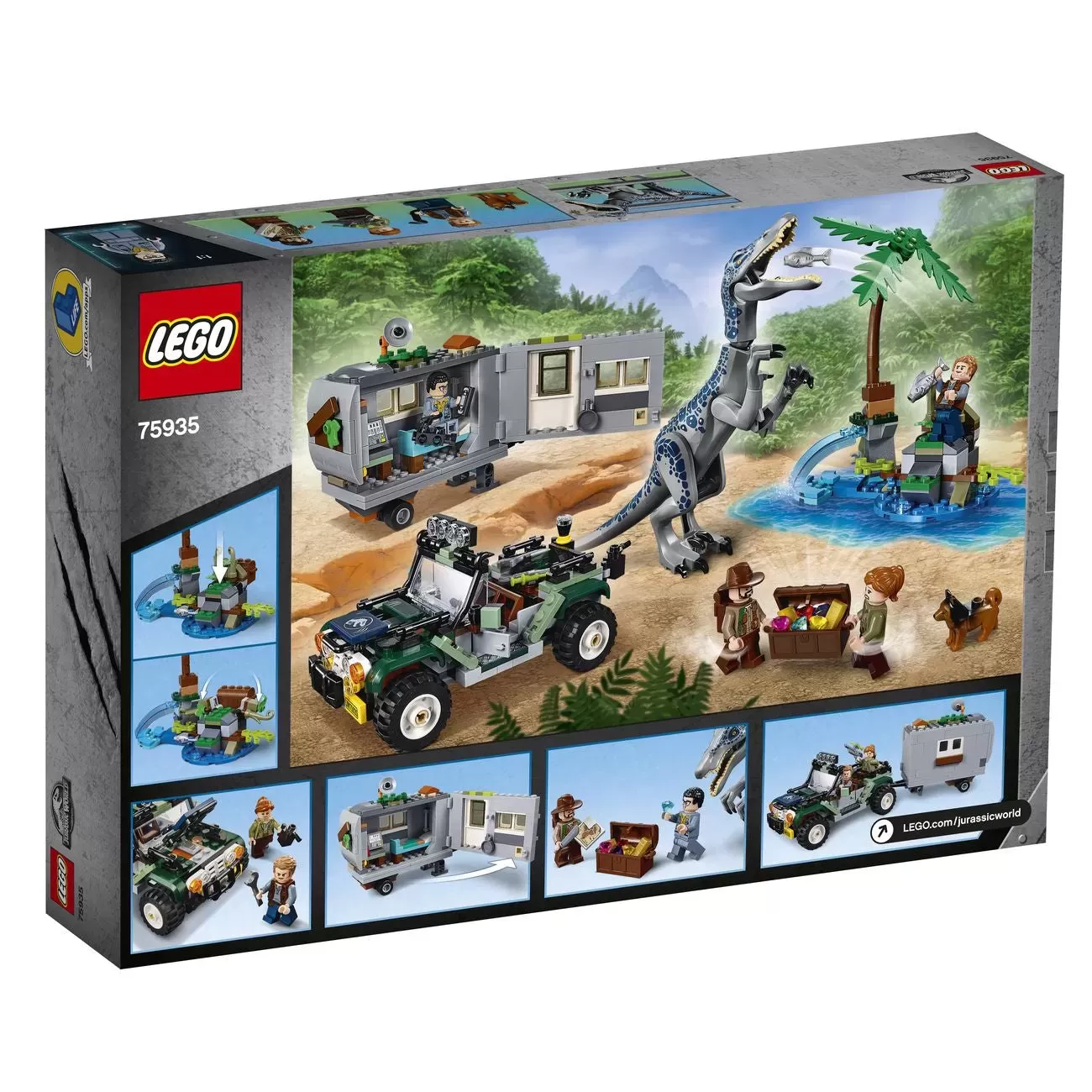 75935 JURASSIC WORLD BARYONYX FACE OFF THE TREASURE HUNT