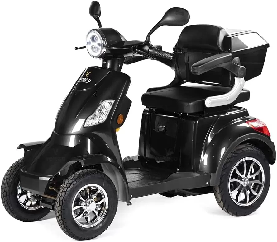 VELECO Senior Mobile 4-Wheel Electric Scooter 1000 W Faster