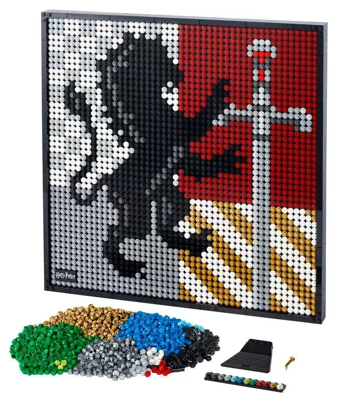 31201 ART HARRY POTTER HOGWARTS CRESTS