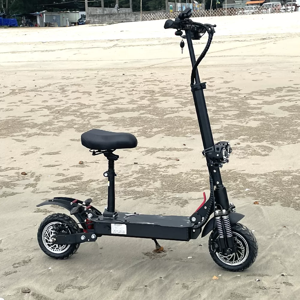 (š„Limited Time Sale) T4 10inch 2400W E Scooter with Off Road Tire Foldable Dual Motor Electric scooter