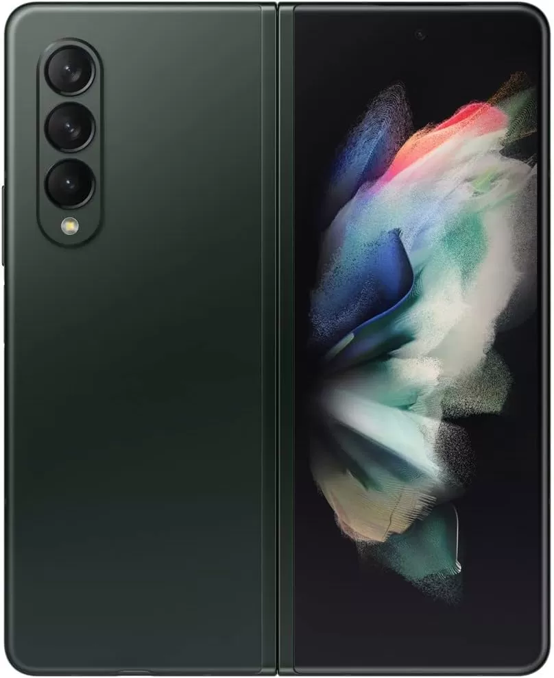 Galaxy Z Fold 3 5G Factory Unlocked Android Cell Phone US Version Smartphone Foldable Dual Screen Under Display Camera 256GB Storage, Phantom Black (Renewed)