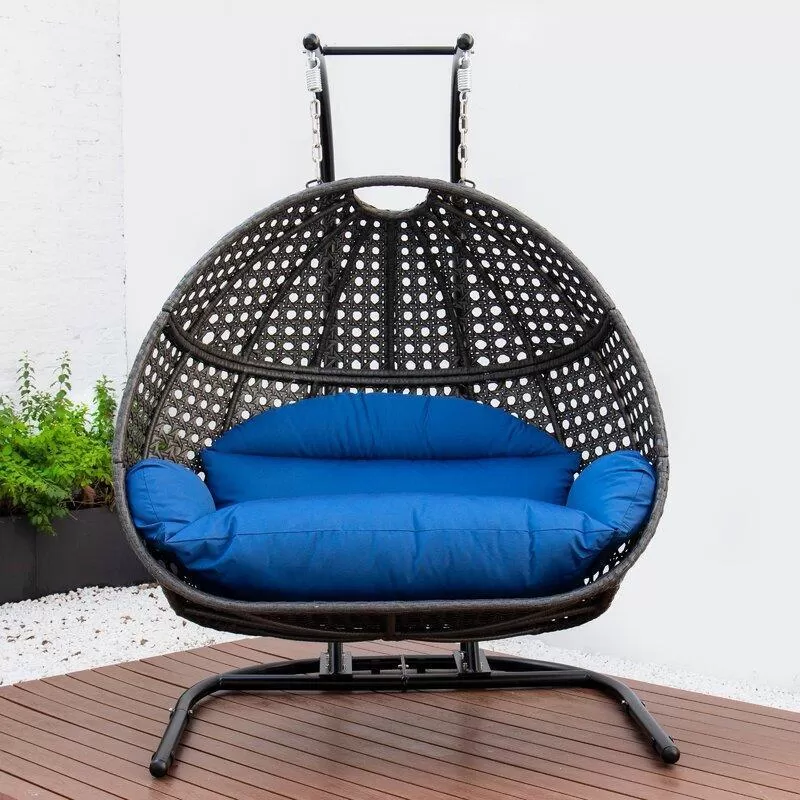 Double Swing Chair with Stand