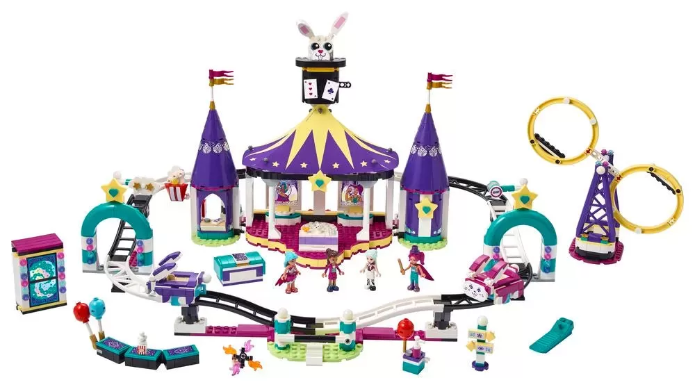 41685 FRIENDS MAGICAL FUNFAIR ROLLER COASTER
