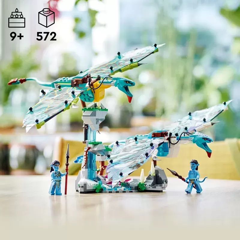 ® 75572 AVATAR JAKE & NEYTIRIS FIRST BANSHEE FLIGHT BUILDING TOY SET