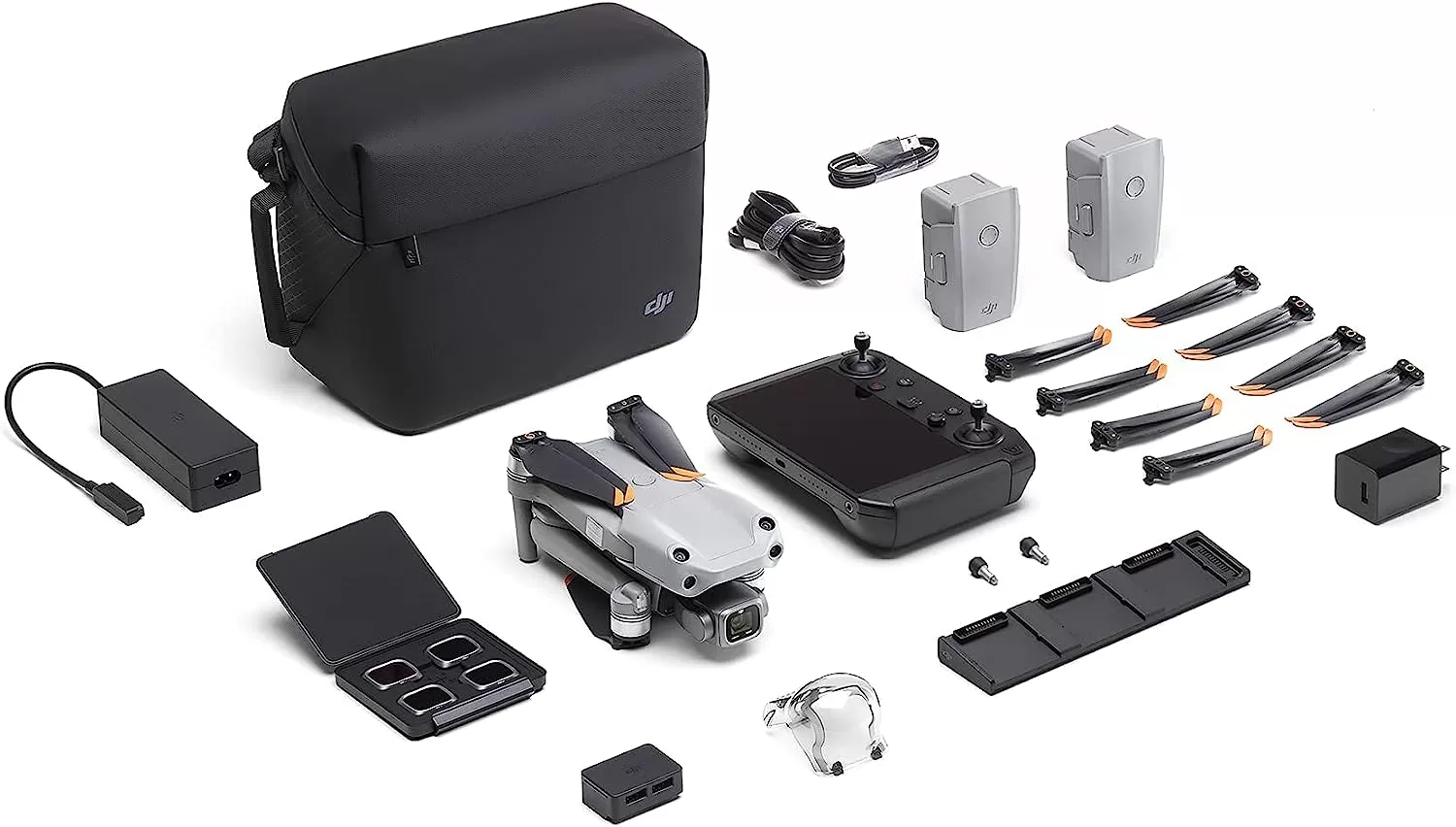 DJI Air 2S - Drone Quadcopter UAV with 3-Axis Gimbal Camera, 5.4K Video, 1-Inch CMOS Sensor, 4 Directions of Obstacle Sensing, 31-Min Flight Time, Max 7.5-Mile Video Transmission, MasterShots, Gray (Renewed)