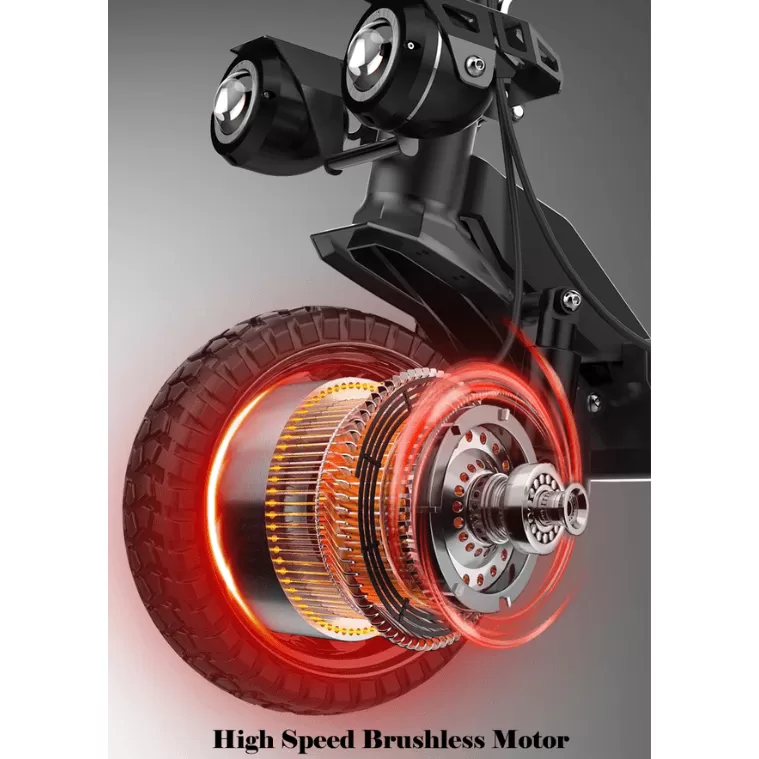 Powerful Motorized Foldable Electric Off-Road Scooter For All Terrain
