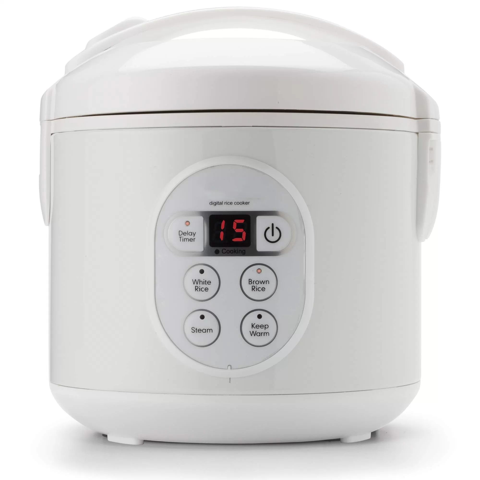 Rice Grain Cooker and Food Steamer, Stainless, Silver, 4-Cup (Uncooked) / 8-Cup (Cooked)