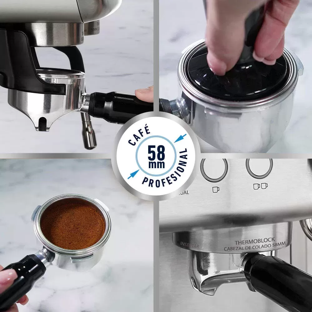 Oster® Perfect Brew espresso coffee maker 15 bar built-in grinder BVSTEM7300