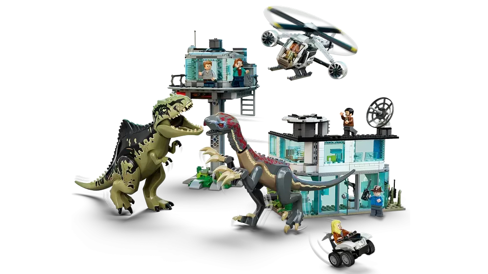 JURASSIC WORLD GIGANOTOSAURUS & THERIZINOSAURUS ATTACK 76949