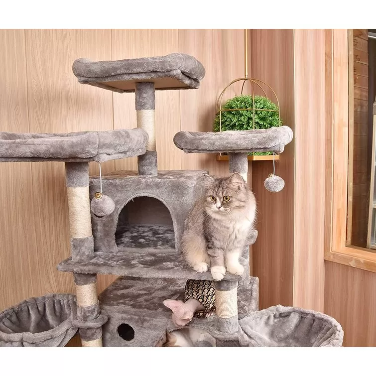 Lima Pet Heavy Duty 68 Inch Multi-Level Cat Tree