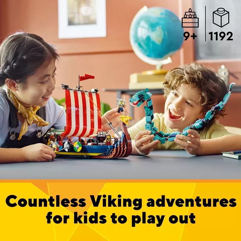 31132 CREATOR VIKING SHIP AND THE MIDGARD SERPENT