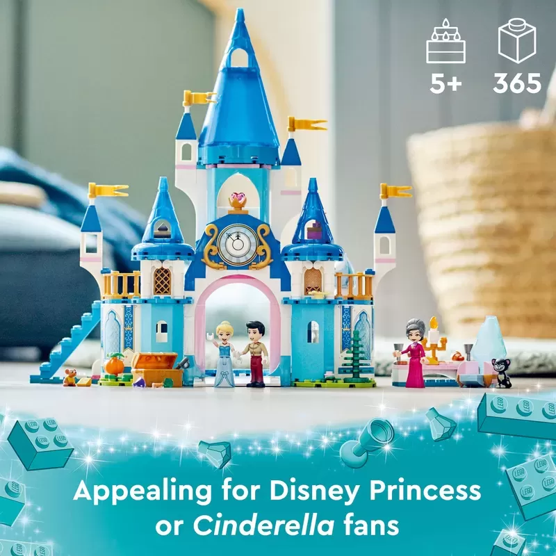 43206 DISNEY CINDERELLA AND PRINCE CHARMING’S CASTLE BUILDING KIT