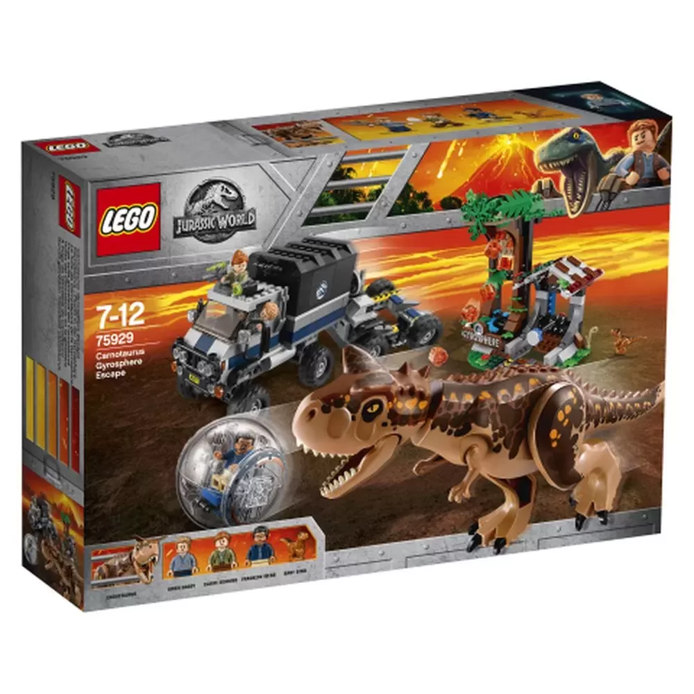 75929 JURASSIC WORLD CARNOTAURUS GYROSPHERE ESCAPE