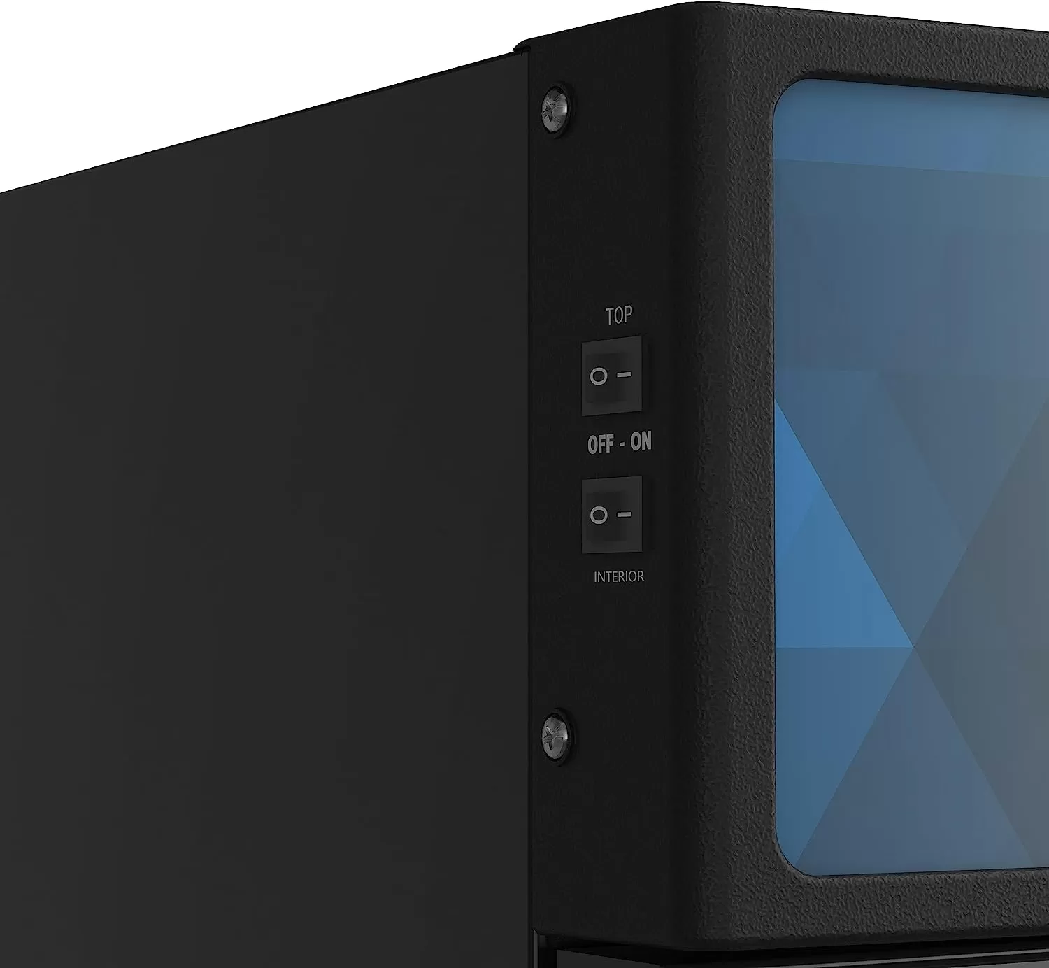 KoolMore Commercial One Glass Door Display Upright Beverage Refrigerator Cooler Merchandiser - 12 Cu. Ft [Black] (MDR-1GD-12C)