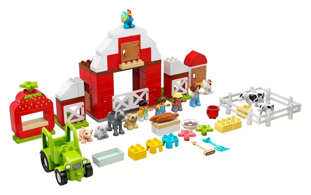 10952 DUPLO BARN & TRACTOR & FARM ANIMAL CARE
