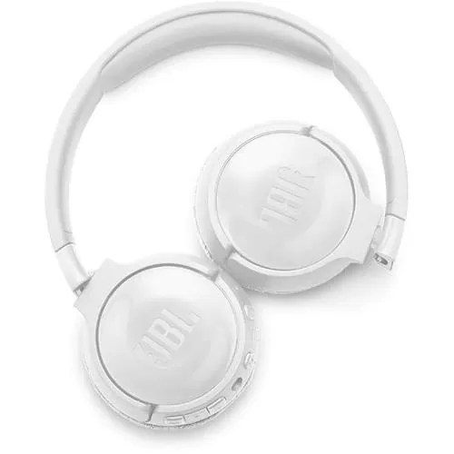 JBL TUNE 600BTNC Wireless On-Ear Headphones with Active Noise Cancellation (White)