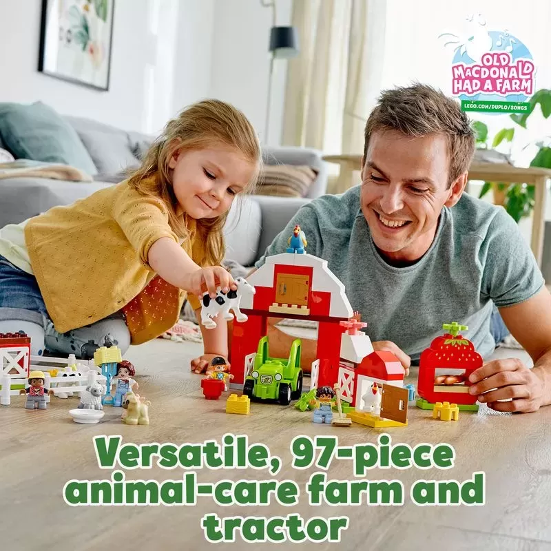 10952 DUPLO BARN & TRACTOR & FARM ANIMAL CARE