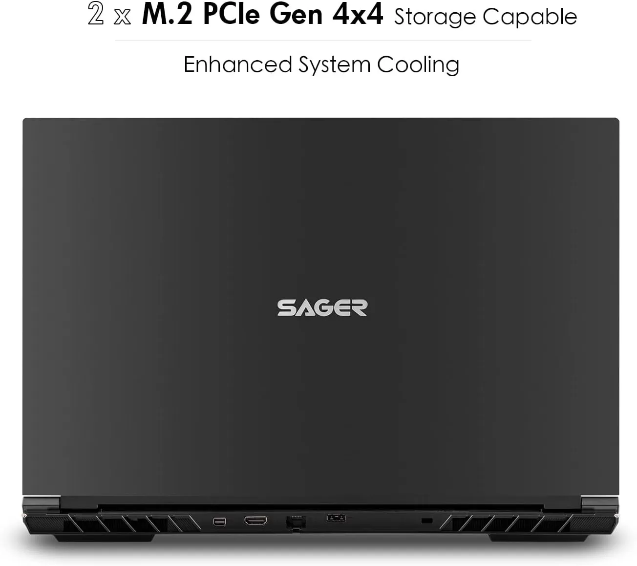 Sager 2023 NP8875E Gaming Laptop, 17.3 Inch QHD 240Hz 100% DCI-P3 G-Sync, Intel i9-13900HX, RTX 4070 8GB, 64GB RAM, 2TB Gen4 NVMe SSD, Win 11