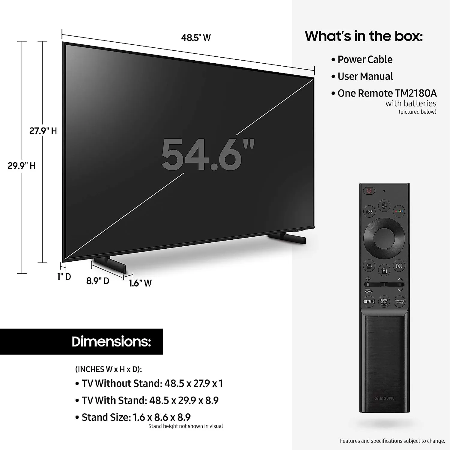 85-Inch Class Crystal 4K UHD AU8000 Series HDR, 3 HDMI Ports, Motion Xcelerator, Tap View, PC on TV, Q Symphony, Smart TV with Alexa Built-In (UN85AU8000FXZA, 2021 Model)