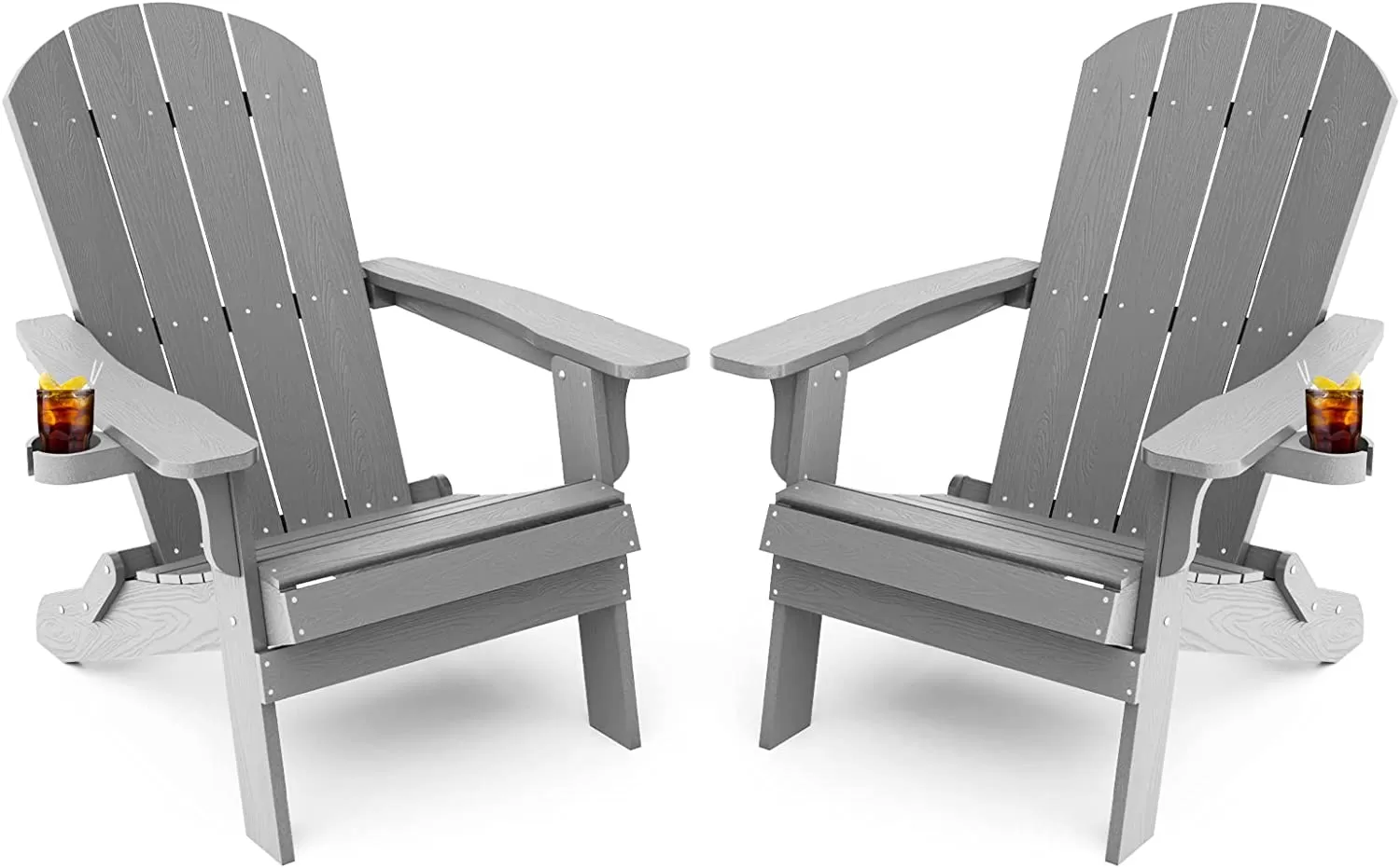 Adirondack Chair ,Patio Chairs 5 Steps Easy Installation,Widely Used in Outdoor, Fire Pit, Deck, Outside, Garden, Campfire Chairs