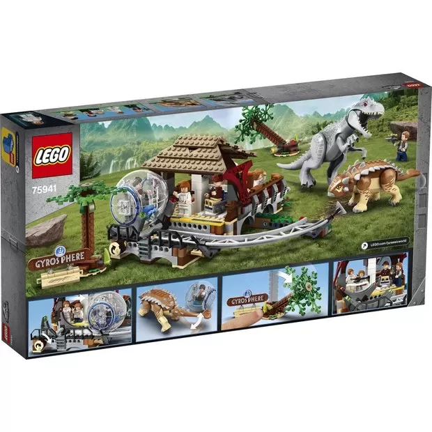 75941 JURASSIC WORLD INDOMINUS REX VS. ANKYLOSAURUS