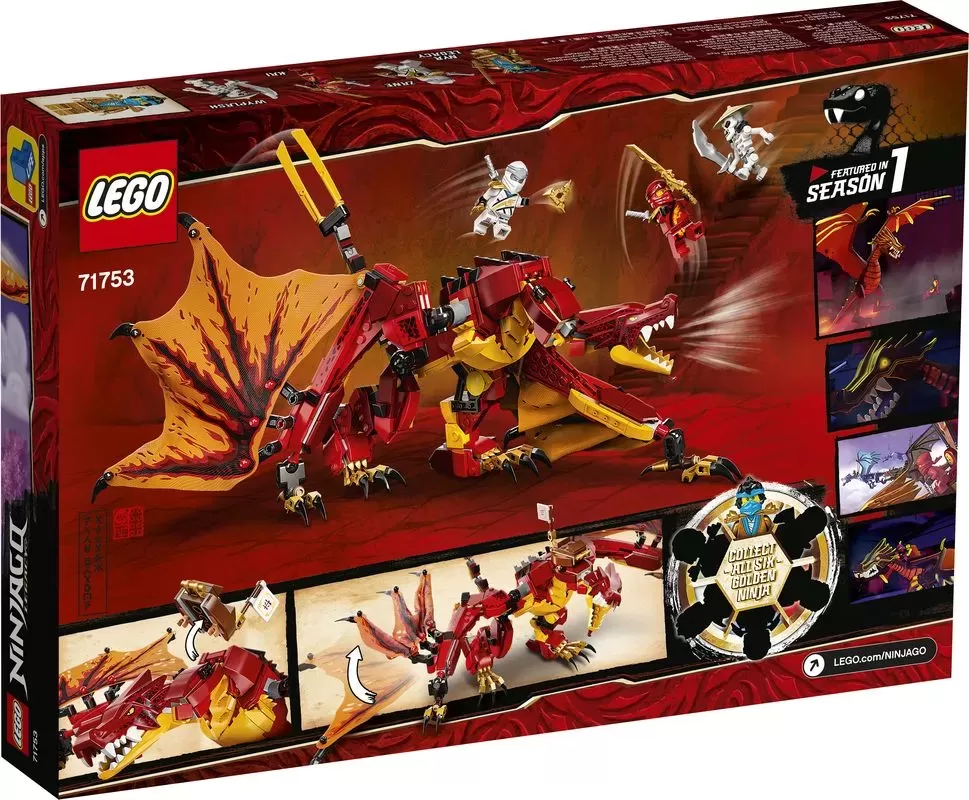 NINJAGO 71753 FIRE DRAGON ATTACK